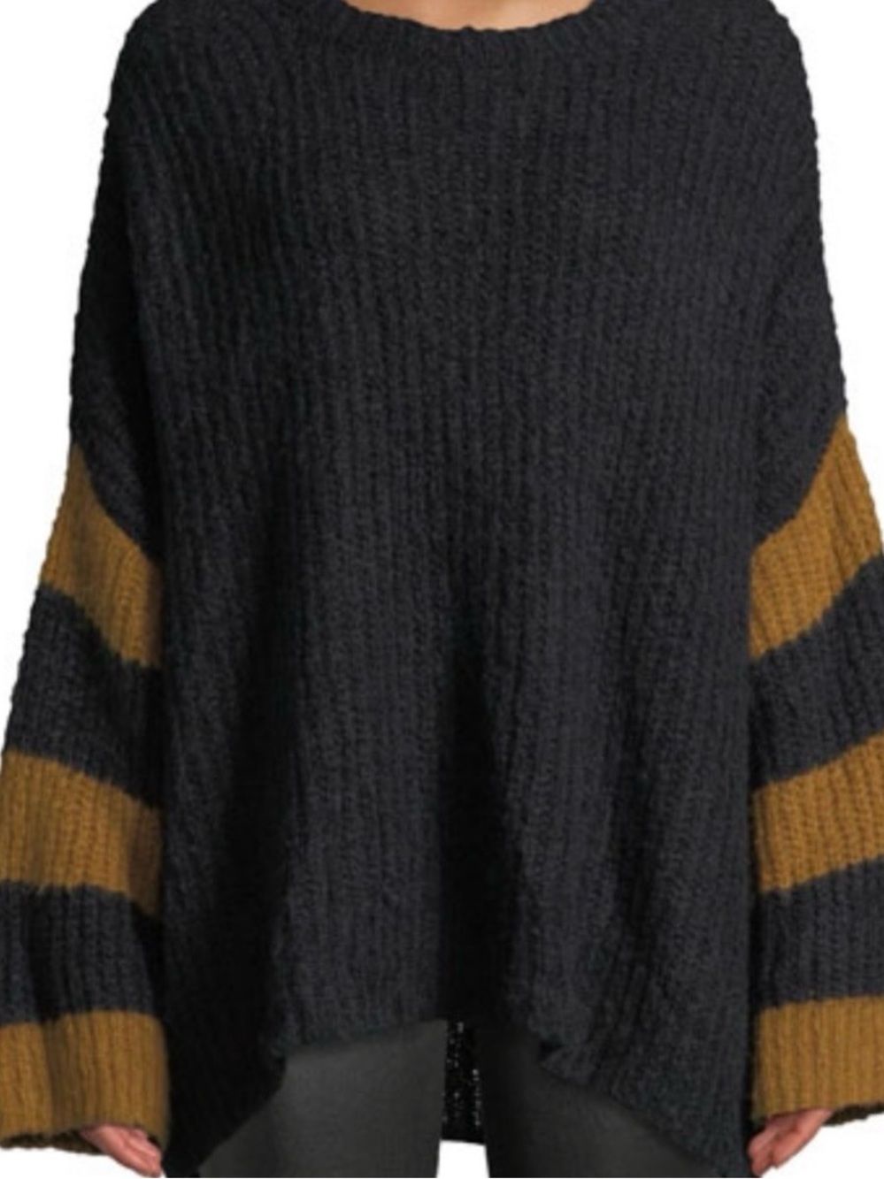 A.L.C. Cozy Lorenzo Oversized Black Sweater Size Small